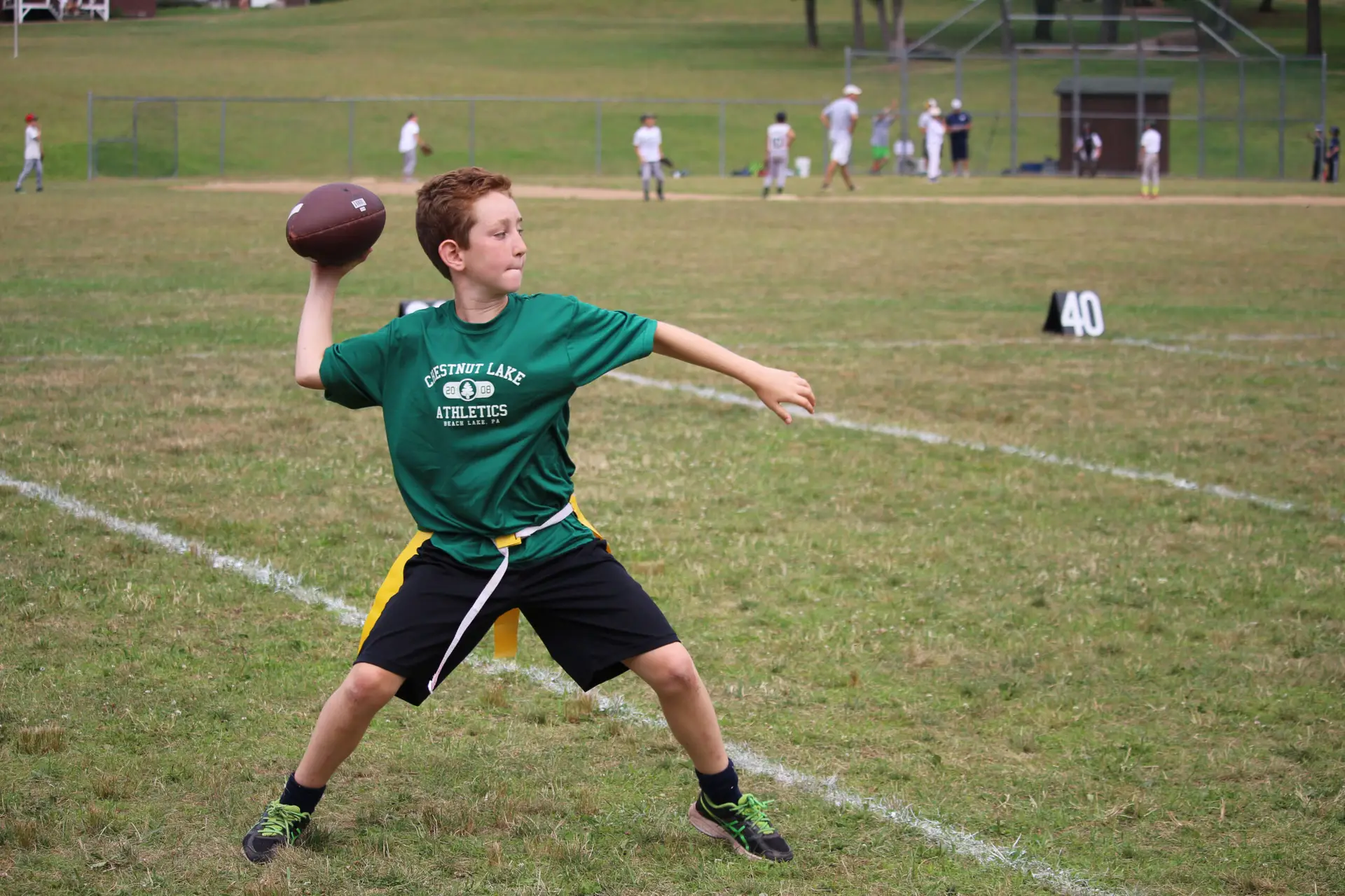 Football at Chestnut Lake Camp
