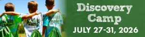 Discovery Camp home graphic for younger campers at Chestnut Lake Camp summer program