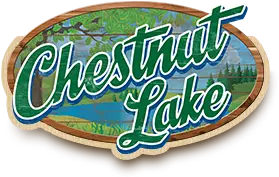 Chestnut Lake Camp logo for brand identity and website use