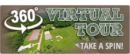 Virtual tour button on Chestnut Lake Camp homepage