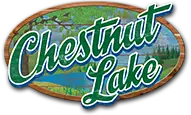 Chestnut Lake Camp logo graphic for branding and identity
