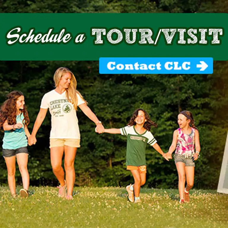 Schedule a tour visit mobile graphic for Chestnut Lake Camp tours