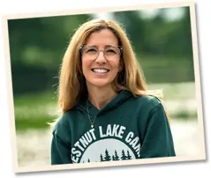 Ann Selkow staff portrait representing leadership at Chestnut Lake Camp
